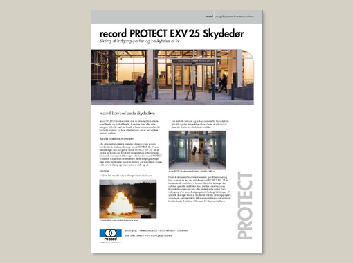 record PROTECT EXV 25 sliding door