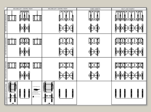 CAD drawings - record Speedgate Swing Advanced 1500mm