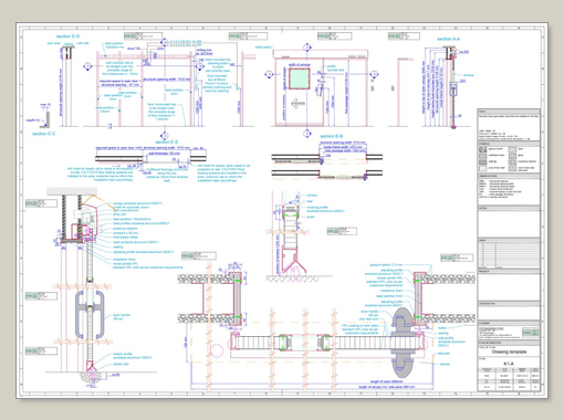 Standard drawing record CLEAN K1-A