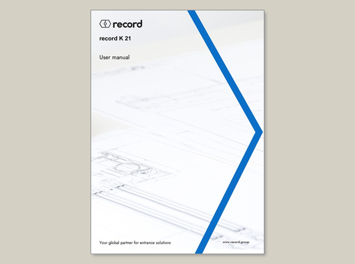 record K 21 – User manual